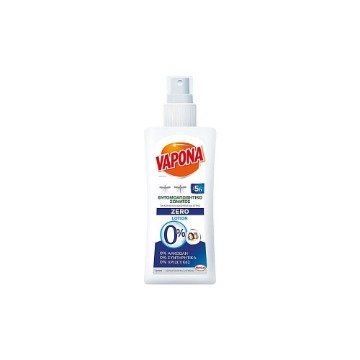 VAPONA SPRAY LOTION ZERO ΑΠΩΘΗΤΙΚΟ ΚΟΥΝΟΥΠΙΩΝ 100ml Σ12 
