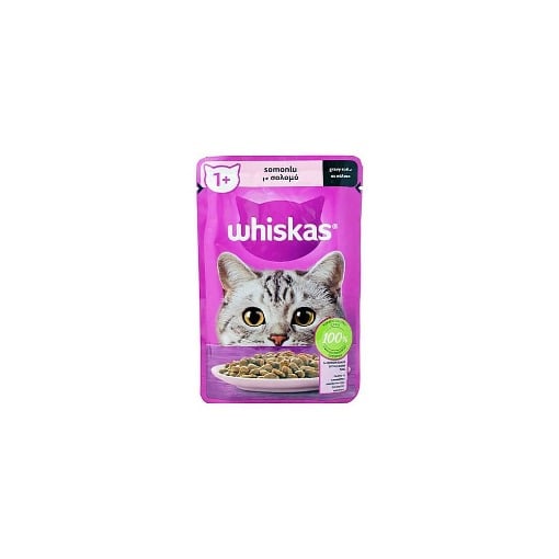 WHISKAS ΓΑΤΟΤΡΟΦΗ 85gr. - (ΣΟΛΟΜΟΣ)