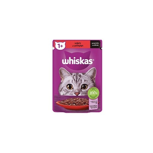 WHISKAS ΓΑΤΟΤΡΟΦΗ PURE DELIGHT 85gr. - (ΜΟΣΧΑΡΙ ΣΕ ΣΑΛΤΣΑ)