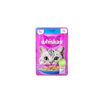 WHISKAS ΓΑΤΟΤΡΟΦΗ PURE DELIGHT 85gr. - (ΤΟΝΟΣ)