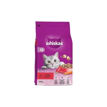 WHISKAS ΓΑΤΟΤΡΟΦΗ ΓΕΜΙΣΤΕΣ ΚΡΟΚΕΤΕΣ 300gr. - (ΜΟΣΧΑΡΙ)