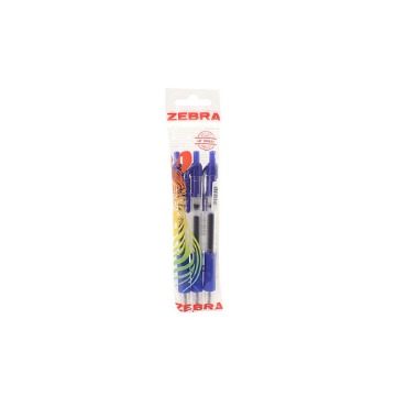 ZEBRA ΣΤΥΛΟ SARASA RETRACTABLE GEL (3τεμ.) - (ΜΠΛΕ ΧΡΩΜΑ)