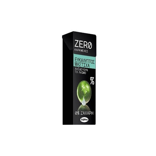 ZERO ΚΑΡΑΜΕΛΕΣ (32gr.x12τεμ.) - (ΕΥΚΑΛΥΠΤΟΣ ΜΑΣΤΙΧΑ)