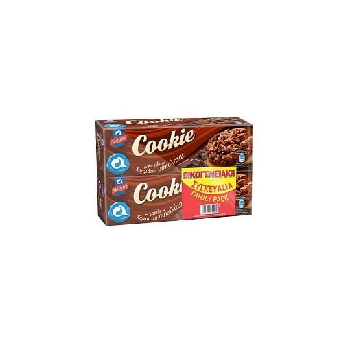 ΑΛΛΑΤΙΝΗ COOKIE ΚΑΚΑΟ (2x175gr.) - (ΚΟΜΜΑΤΙΑ ΣΟΚΟΛΑΤΑΣ)