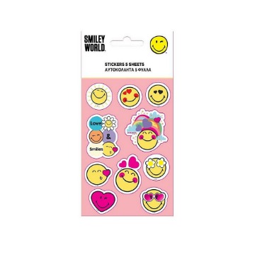 ΑΥΤΟΚΟΛΛΗΤA SMILEYWORLD 8X12ΕΚ 5ΦΥΛΛΑ