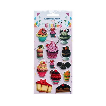 ΑΥΤΟΚΟΛΛΗΤΑ 10X22EK CAKES THE LITTLIES