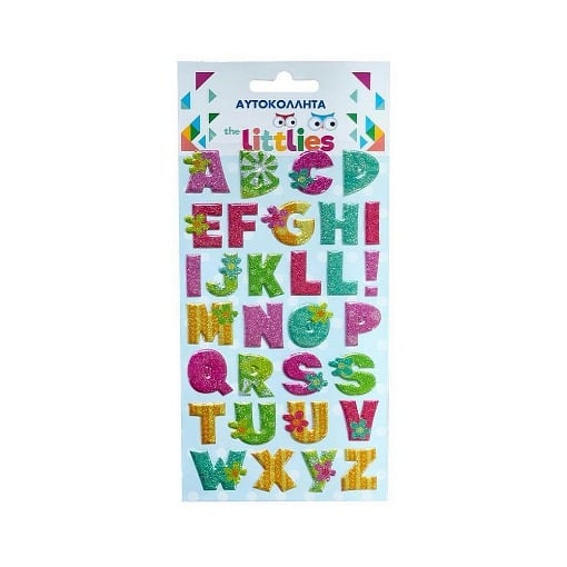 ΑΥΤΟΚΟΛΛΗΤΑ 10X22EK ΑΛΦΑΒΗΤΑ THE LITTLIES