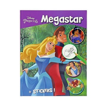 ΒΙΒΛΙΟ ΖΩΓΡΑΦΙΚΗΣ DISNEY MEGACOLOR Α4 ΜΕ 128 ΣΕΛΙΔΕΣ ΧΡΩΜΑΤΙΣΜΟΥ-ΑΥΤΟΚΟΛΛΗΤΑ ΣΕ 2 ΣΧΕΔΙΑ