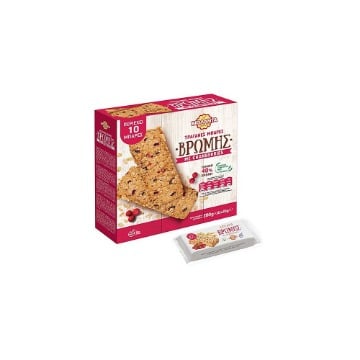ΒΙΟΛΑΝΤΑ ΜΠΑΡΕΣ ΒΡΩΜΗΣ 200gr. (10x20gr.) - (CRANBERRY)
