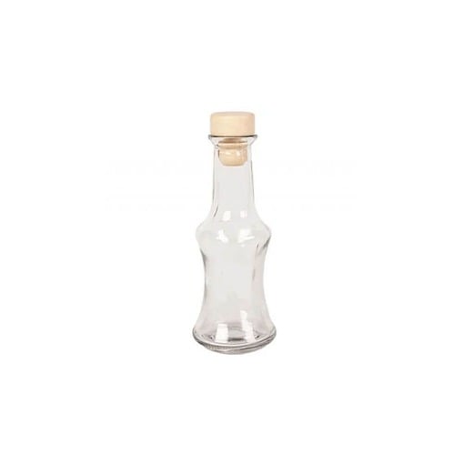 ΓΥΑΛΙΝΟ ΚΑΡΑΦΑΚΙ ΟΥΖΟΥ ΜΕ ΦΕΛΛΟ 200ml (100082)