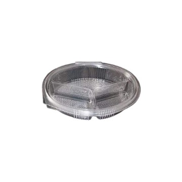 ΘΗΚΗ ΟΒΑΛ 3 ΘΕΣΕΩΝ ΜΕ ΚΑΠΑΚΙ - (100τεμ.) (FT209-30-3cm ΥΨΟΣ) - (PET) (LUX PLAST)