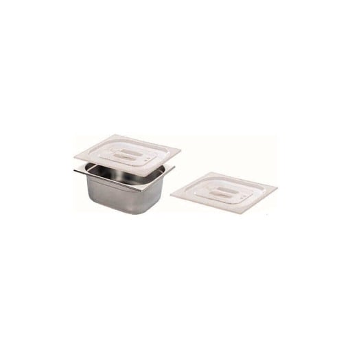 ΚΑΠΑΚΙ PC ΓΙΑ ΔΟΧΕΙΟ INOX 1/4 GN - (ΔΙΑΦΑΝΟ) (GNPLSS-14)