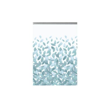 ΚΟΥΡΤΙΝΑ ΜΠΑΝΙΟΥ LEAFS 180x200 - 100% POLYESTER (ΜΕΝΤΑ)