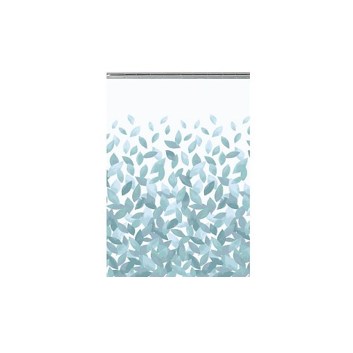 ΚΟΥΡΤΙΝΑ ΜΠΑΝΙΟΥ LEAFS 180x200 - 100% POLYESTER (ΜΕΝΤΑ)