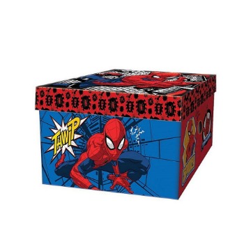ΚΟΥΤΙ ΑΠΟΘΗΚΕΥΣΗΣ ΑΠΟ ΧΑΡΤΟΝΙ 33Χ24Χ18ΕΚ SPIDERMAN