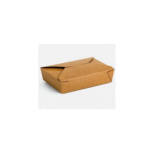 KRAFT DELIVERY BOX No 2 - (50τεμ.) - (21x15x4,8cm)