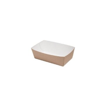 KRAFT ΣΚΑΦΑΚΙ ΦΑΓΗΤΟΥ 17oz (100τεμ.) - (12x17x4cm) (7x10.5x4cm)