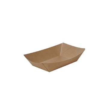 ΚΡΑΦΤ ΣΚΑΦΑΚΙ ΦΑΓΗΤΟΥ 400ml (100τεμ.) - (22x12x4.2cm) - (15x7x4.2cm)