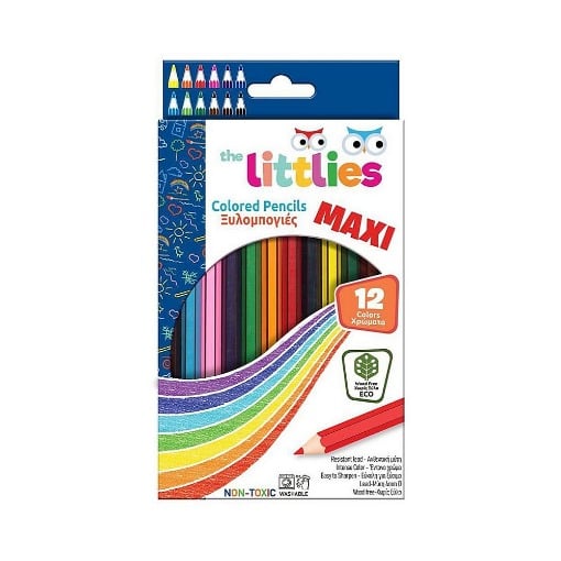 ΞΥΛΟΜΠΟΓΙΕΣ WOOD FREE XL THE LITTLIES 12 ΧΡΩΜΑΤΑ