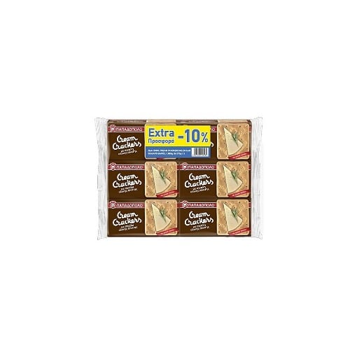 ΠΑΠΑΔΟΠΟΥΛΟΥ CREAM CRACKERS (6x175gr.) - (ΣΙΚΑΛΗΣ) (-10%)