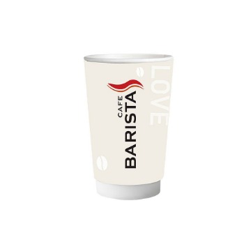 ΠΟΤΗΡΙ ΧΑΡΤΙΝΟ BARISTA (DOUBLE WALL) (12οz-14oz) - (25τεμ.)