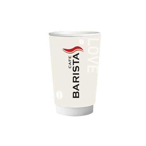 ΠΟΤΗΡΙ ΧΑΡΤΙΝΟ BARISTA (DOUBLE WALL) (12οz-14oz) - (25τεμ.)