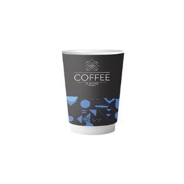ΠΟΤΗΡΙ ΧΑΡΤΙΝΟ COFFEE FLAVOR (DOUBLE WALL) (8οz) - (25τεμ.)