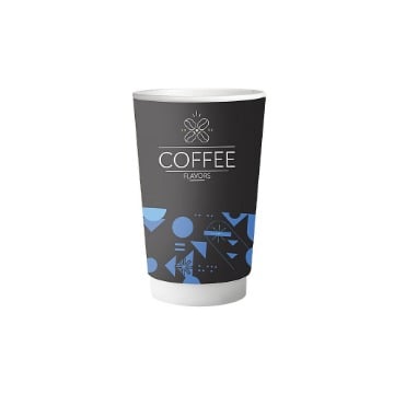 ΠΟΤΗΡΙ ΧΑΡΤΙΝΟ COFFEE FLAVORS (DOUBLE WALL) (16oz) - (20τεμ.)