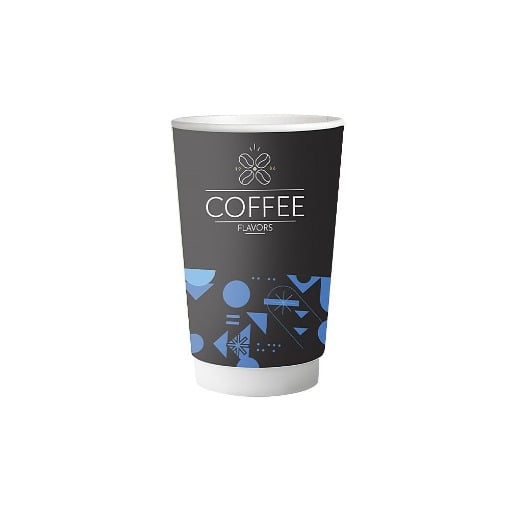 ΠΟΤΗΡΙ ΧΑΡΤΙΝΟ COFFEE FLAVORS (DOUBLE WALL) (16oz) - (20τεμ.)