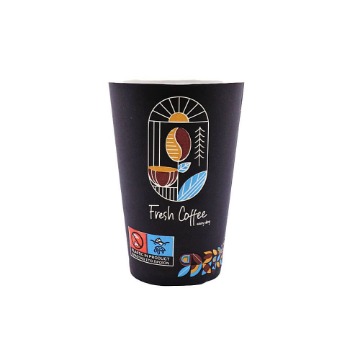 ΠΟΤΗΡΙ ΧΑΡΤΙΝΟ FRESH COFFEE (ΣΤΕΝΟ) (SINGLE WALL) (12οz) - (50τεμ.)