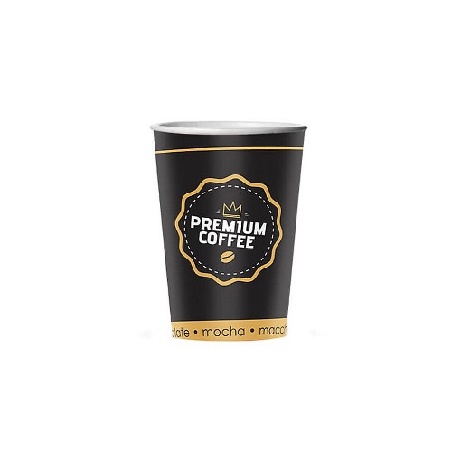 ΠΟΤΗΡΙ ΧΑΡΤΙΝΟ GOLD PREMIUM COFFEE (SINGLE WALL) (12οz-14οz) - (50τεμ.)