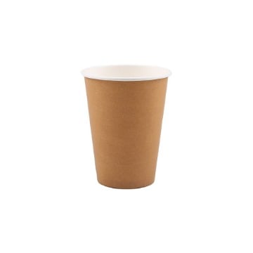 ΠΟΤΗΡΙ ΧΑΡΤΙΝΟ KRAFT (SINGLE WALL) (8οz) - (50τεμ.)