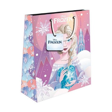 ΣΑΚΟΥΛΑ ΔΩΡΟΥ ΧΑΡΤΙΝΗ 18Χ11Χ23 FROZEN 2 ΜΕ GLITTER 2ΣΧ