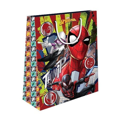 ΣΑΚΟΥΛΑ ΔΩΡΟΥ ΧΑΡΤΙΝΗ 18Χ11Χ23 SPIDERMAN ΜΕ FOIL 2ΣΧ Ν