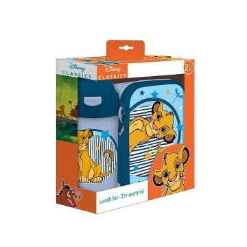 ΣΕΤ ΦΑΓΗΤΟΥ DISNEY LION KING ΜΕ ΦΑΓΗΤΟΔΟΧΕΙΟ 800 ML - ΠΑΓΟΥΡΙ ΠΛΑΣΤΙΚΟ 500 ML