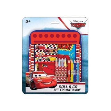 ΣΕΤ ΧΡΩΜΑΤΙΣΜΟΥ DISNEY CARS ROLL & GO 21X24,5 ΕΚ.