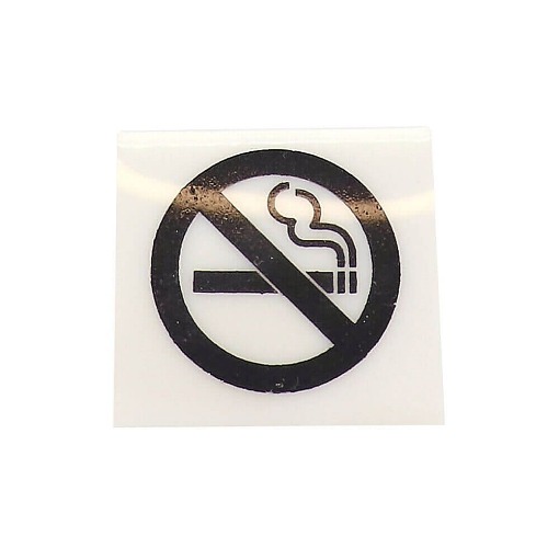 ΣΗΜΑΝΣΗ PG ΛΕΥΚΟ (5x10x5cm) - (NO SMOKING) (400330)