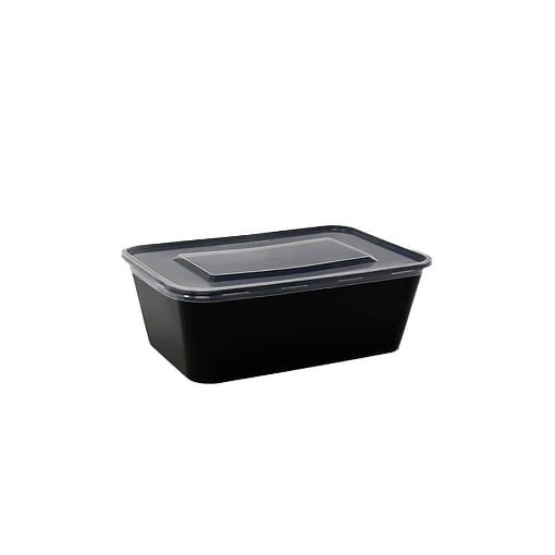 ΣΚΕΥΟΣ ΜΙΚ/ΤΩΝ ΟΡΘΟΓΩΝΙΟ ΜΑΥΡΟ + ΚΑΠΑΚΙ 750ml - (50τεμ.)