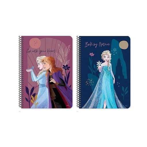 ΤΕΤΡΑΔΙO ΣΠΙΡΑΛ 17Χ25 2ΘΕΜ 60Φ FROZEN 2ΣΧ.