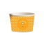 ΧΑΡΤΙΝΟ ΚΥΠΕΛΟ ΠΑΓΩΤΟΥ (12oz) - (DOT) (ORANGE) (50τεμ.)