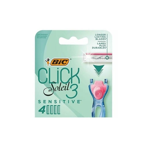 BIC ΞΥΡΑΦΑΚΙΑ ΑΝΤΑΛΛΑΚΤIΚΑ CLICK SOLEIL 3 (4τεμ.) - (SENSITIVE)