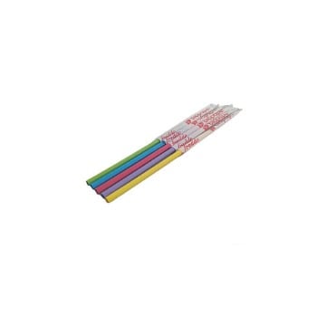 BIO PAPER ΧΑΡΤΙΝΟ ΚΑΛΑΜΑΚΙ FREDDO ΝΤΥΜΕΝΟ 17.5cm - (ΠΟΛΥΧΡΩΜΟ) (500τεμ.)