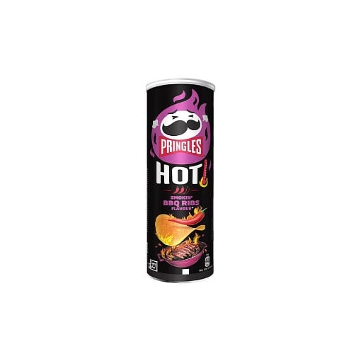 PRINGLES ΤΣΙΠΣ 160gr - (HOT SMOKING BBQ RIBS)