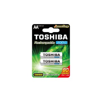 TOSHIBA ΜΠΑΤΑΡΙΑ AA (2τεμ.) - (ΕΠΑΝΑΦΟΡΤ.) 2000mAh