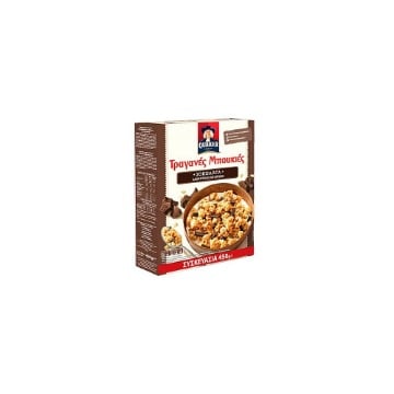 QUAKER ΤΡΑΓΑΝΕΣ ΜΠΟΥΚΙΕΣ 450gr. - (ΣΟΚΟΛΑΤΑ ΥΓΕΙΑΣ)