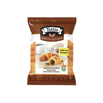 TOTTIS ΚΡΟΥΑΣΑΝΑΚΙΑ ΜΕ ΓΕΜΙΣΗ ΣΟΚΟΛΑΤΑΣ 300g