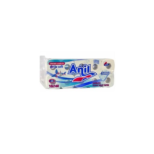 ANIL ΑΡΩΜΑΤΙΚΟ ΧΑΡΤΙ ΥΓΕΙΑΣ 4ΦΥΛΛΟ - (160Φ. x 10 ΡΟΛΑ)