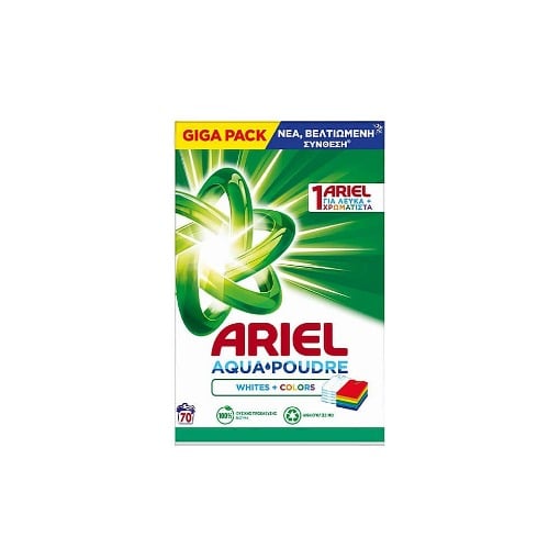 ARIEL ΣΚΟΝΗ ΠΛΥΝΤΗΡΙΟΥ  70μεζ. - (4,55kg) (WHITES+COLORS)