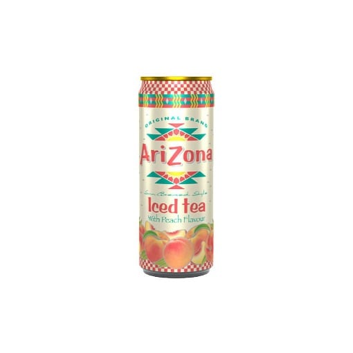ARIZONA ΜΑΥΡΟ ΤΣΑΙ 330ml - (ΡΟΔΑΚΙΝΟ) (SLIM CAN)