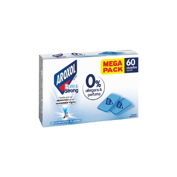 AROXOL ΜΑΤ ΤΑΜΠΛΕΤΕΣ 60τεμ. - (PURE AND STRONG)
